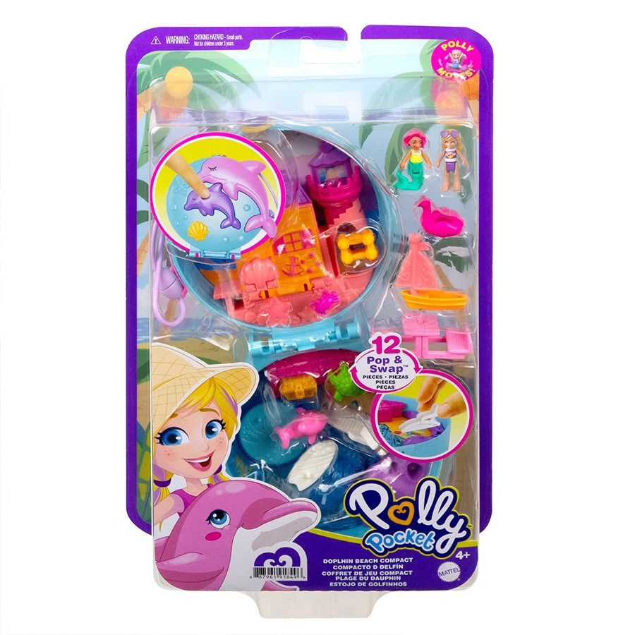 Polly Pocket ve Maceraları Oyun Setleri Dolphin Beach Compact