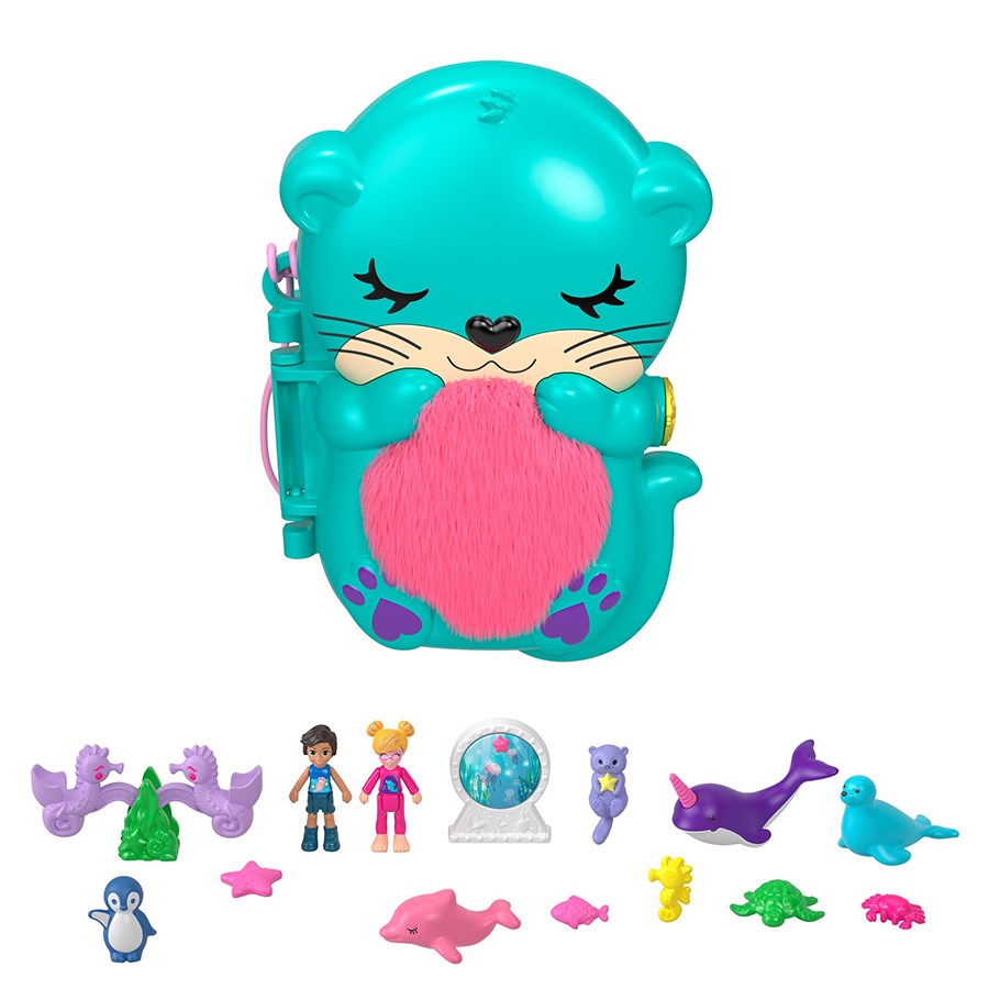 Polly Pocket ve Maceraları Oyun Setleri Otter Aquarium Compact