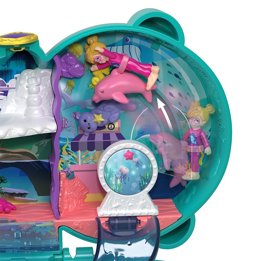 Polly Pocket ve Maceraları Oyun Setleri Otter Aquarium Compact
