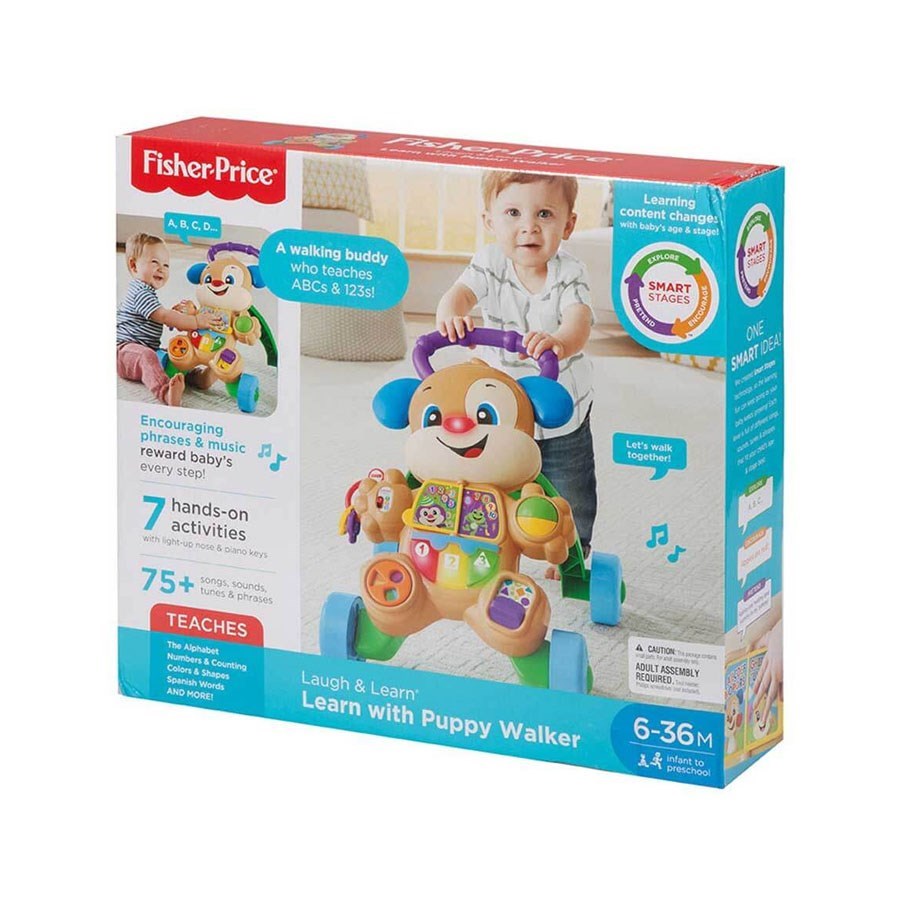 Fisher Price Eğitici Köpekçik Yürüteç 