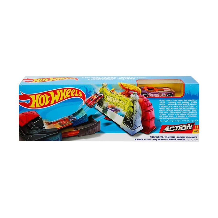 Hot Wheels Akrobasi Atlayışı Yarış Seti Flame Jumper