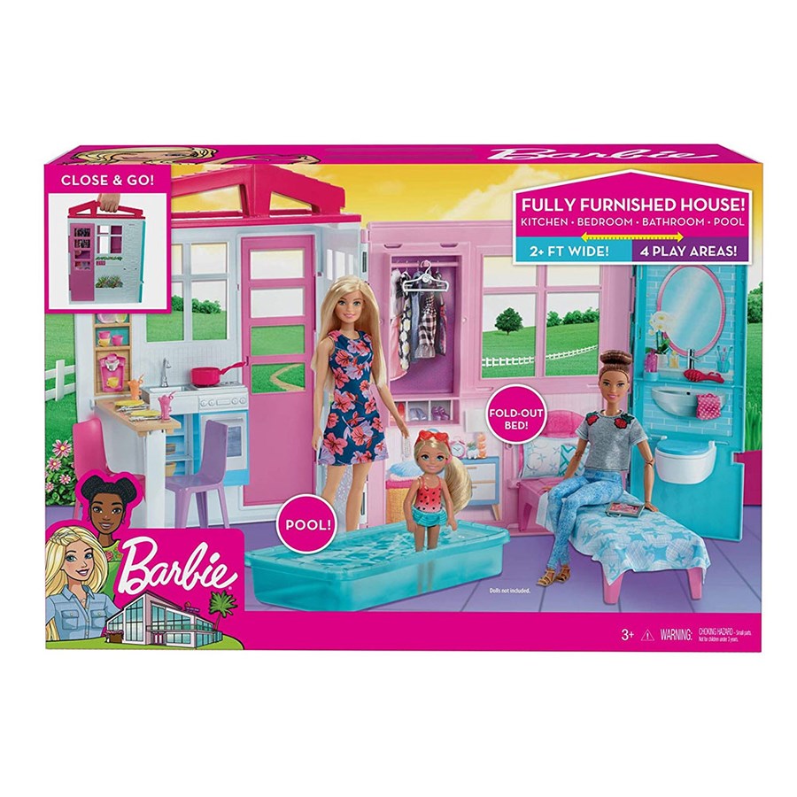 Barbie'nin Taşınabilir Portatif Evi 