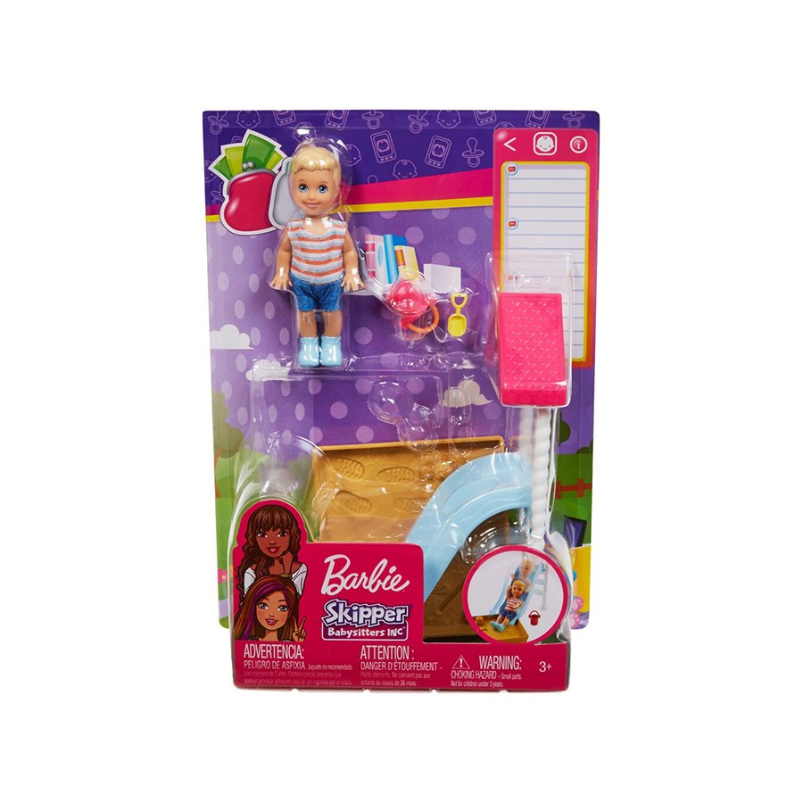 Barbie Bebek Bakıcısı Temalı Oyun Setleri Fxg96