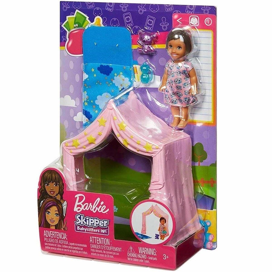 Barbie Bebek Bakıcısı Temalı Oyun Setleri Fxg97