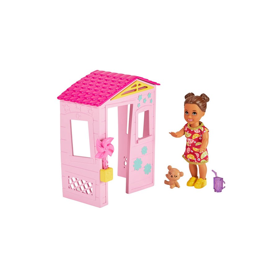 Barbie Bebek Bakıcısı Temalı Oyun Setleri Grp15