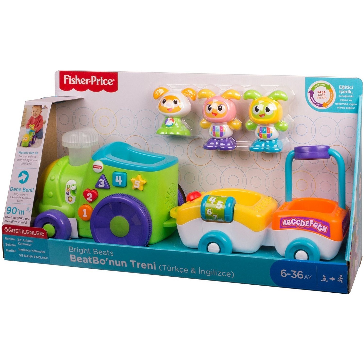 Fisher Price BeatBo'nun Treni Türkçe-İngilizce 