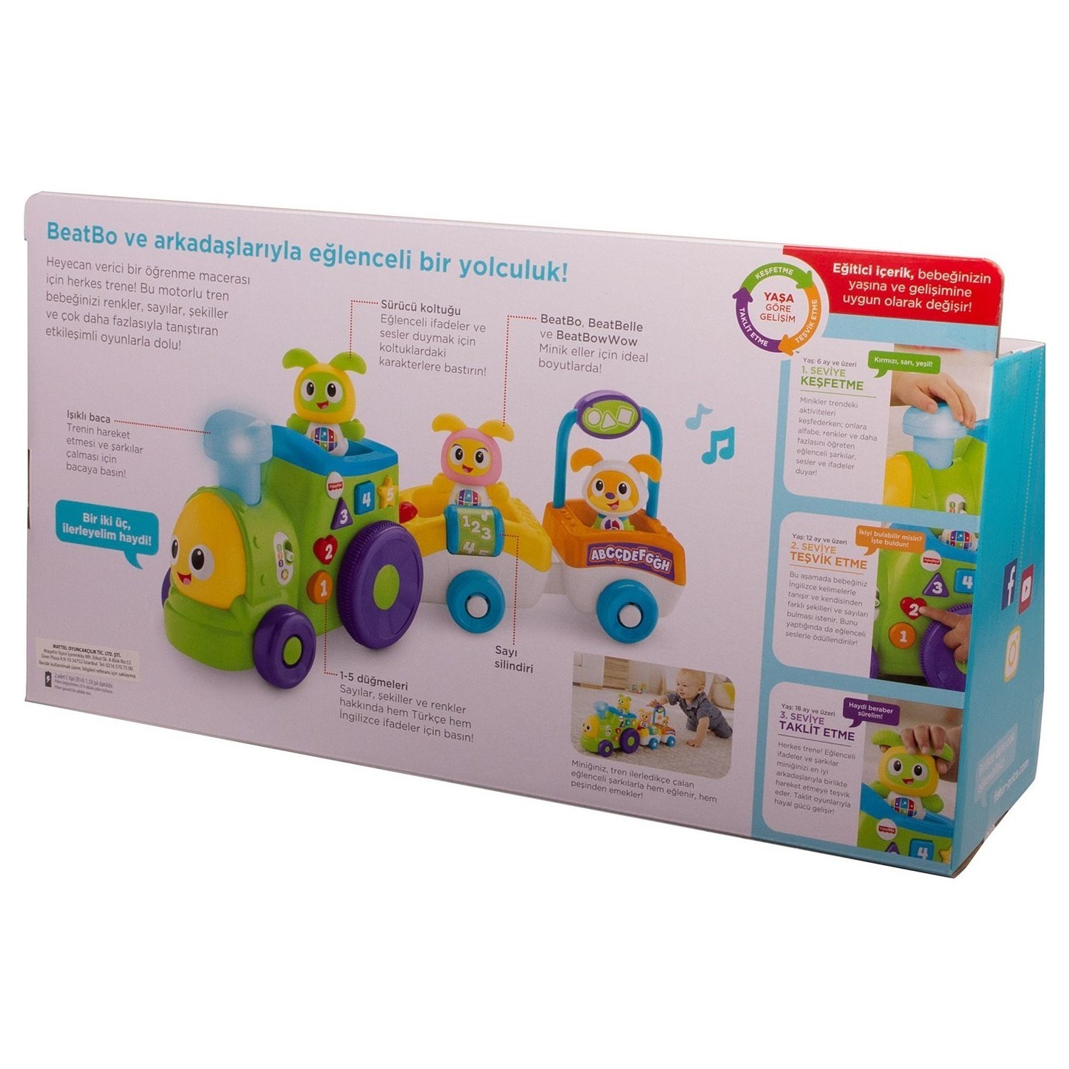 Fisher Price BeatBo'nun Treni Türkçe-İngilizce 