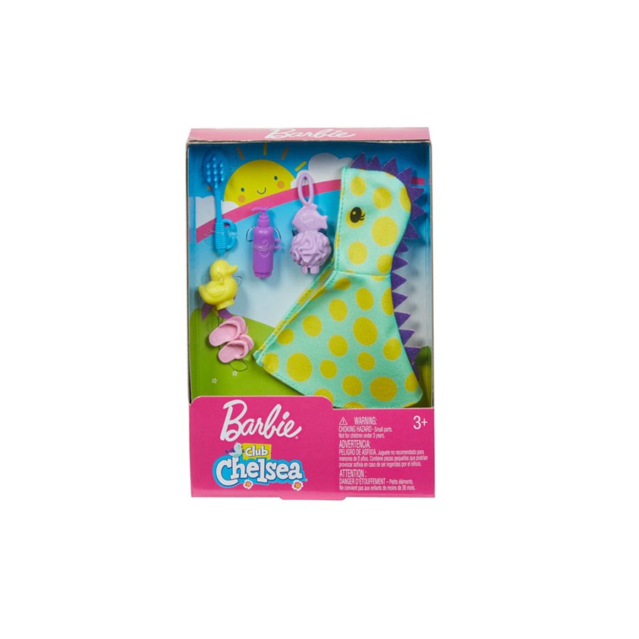 Barbie Chelsea Sevimli Aksesuarları Dinozor Kıyafetli