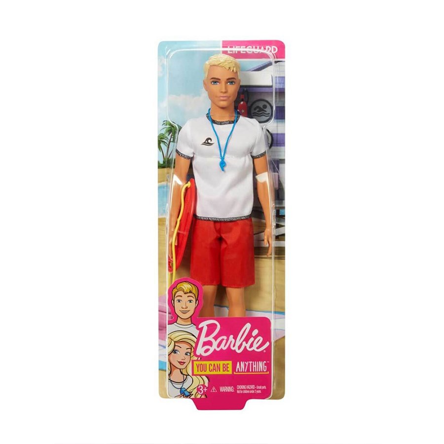 Barbie Ken Kariyer Bebekleri Cankurtaran