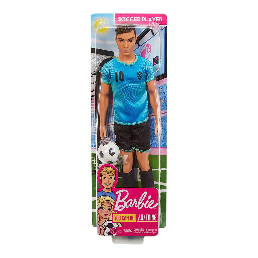 Barbie Ken Kariyer Bebekleri Futbolcu