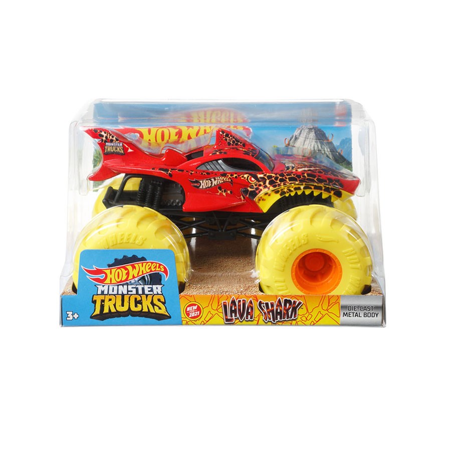 Hot Wheels Monster Trucks 1:24 Arabalar Lava Shark