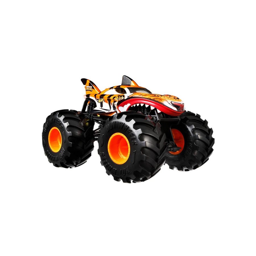 Hot Wheels Monster Trucks 1:24 Arabalar Tiger Shark