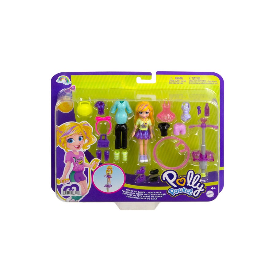 Polly Pocket ve Eğlenceli Dünyası Dans Eğlencesi Parti Paketi