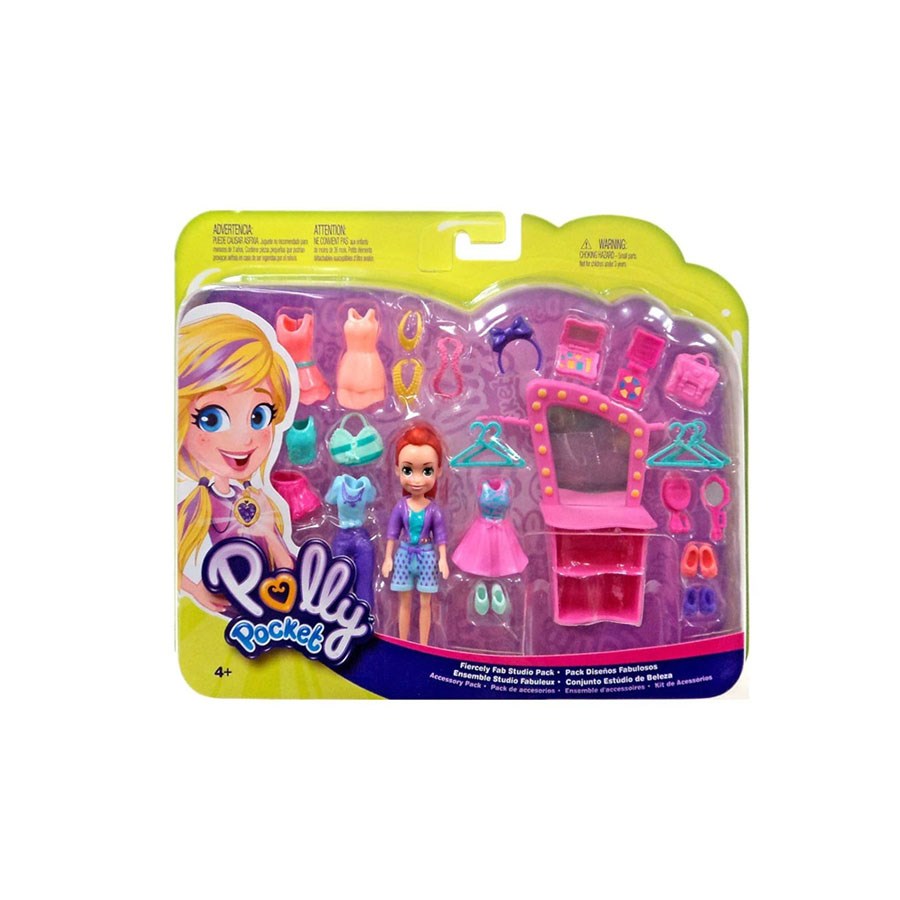 Polly Pocket ve Eğlenceli Dünyası Fiercely Fab Studio Pack