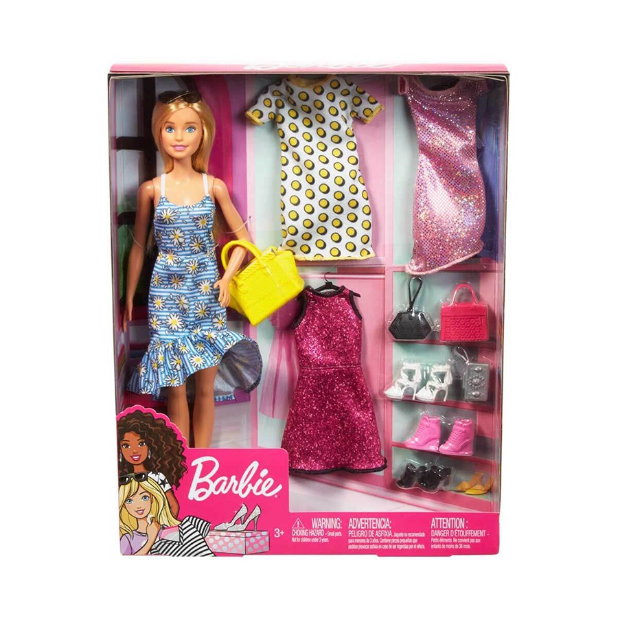 Barbie'nin Kıyafet Kombinleri Oyun Seti 