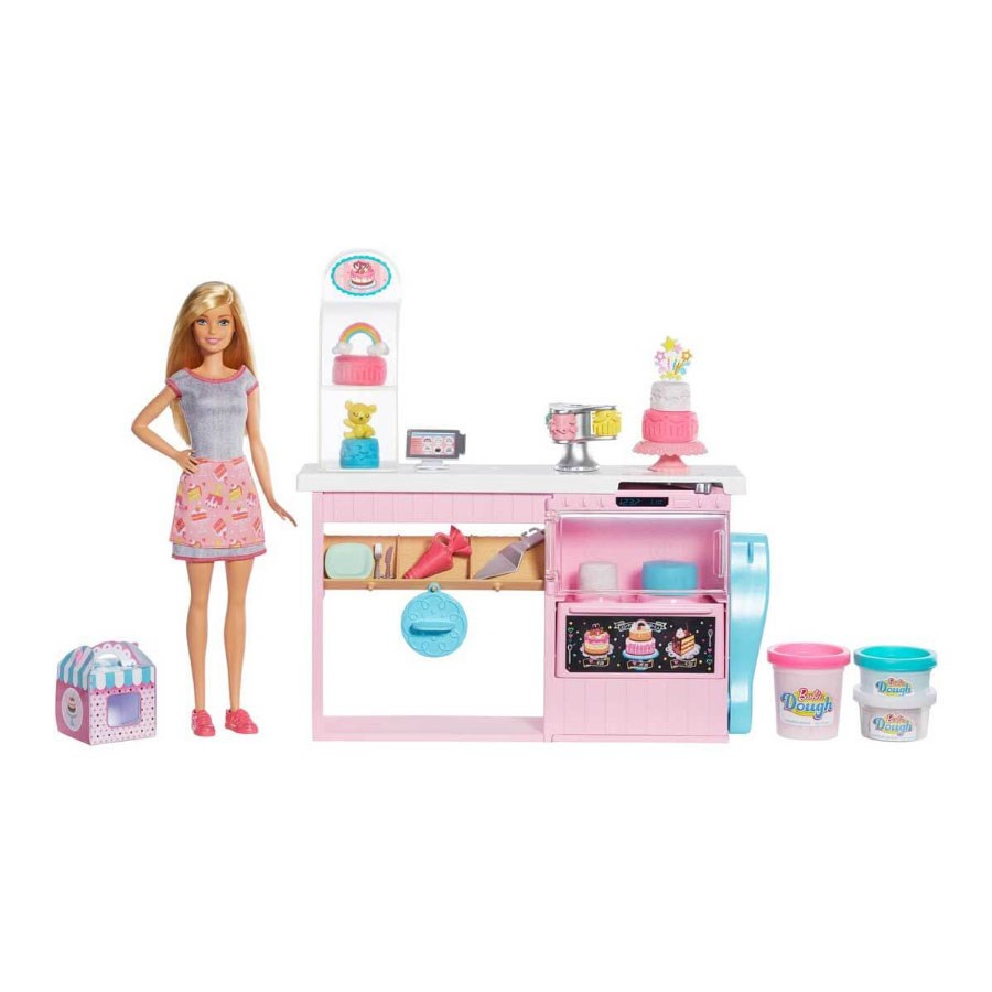 Barbie'nin Pasta Dükkanı Oyun Seti 
