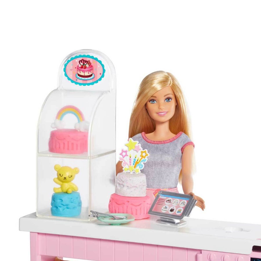Barbie'nin Pasta Dükkanı Oyun Seti 