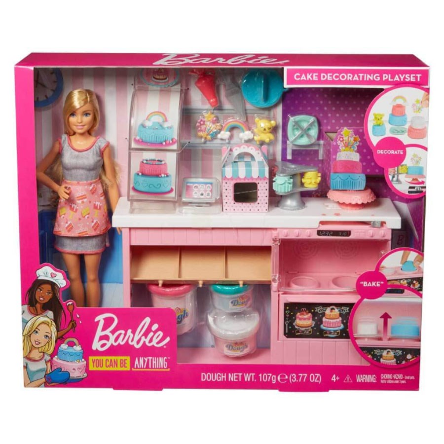 Barbie'nin Pasta Dükkanı Oyun Seti 