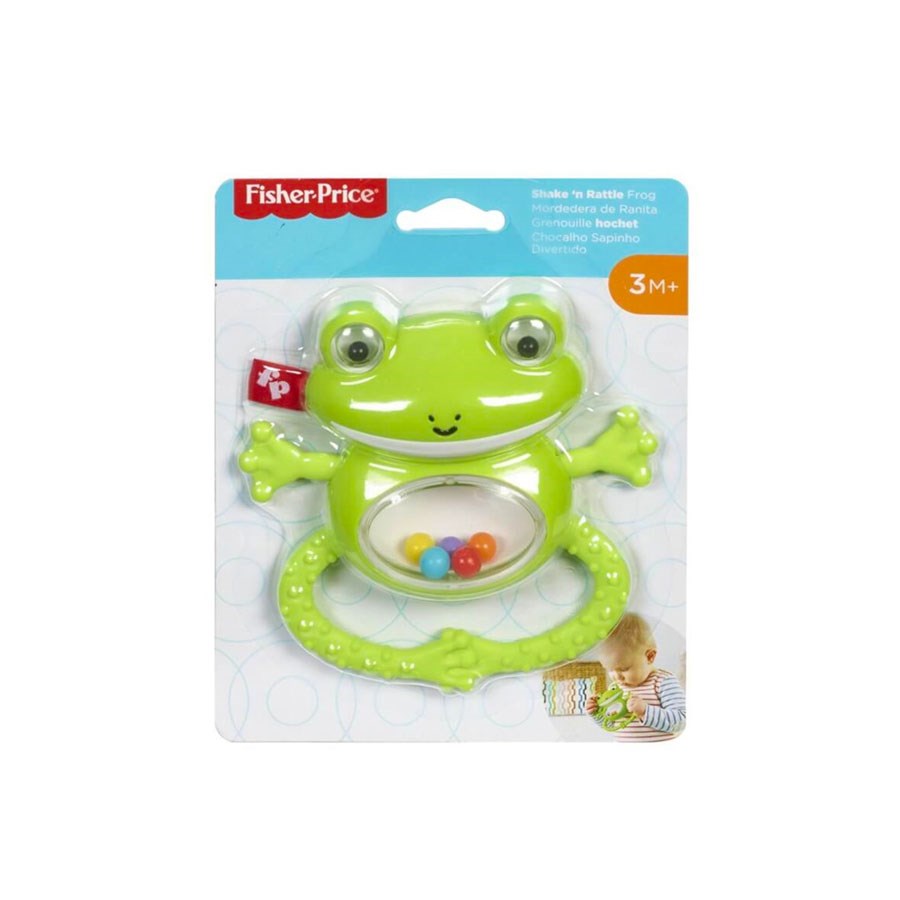 Fisher Price Sevimli Dostlar Dişlik ve Çıngıraklar Kurbağa