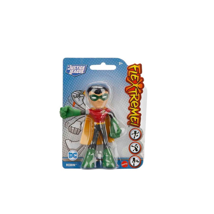 DC Justice League Bükülebilen Figürler 10 cm Robin