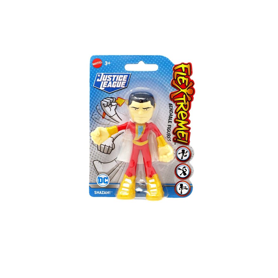 DC Justice League Bükülebilen Figürler 10 cm Shazam