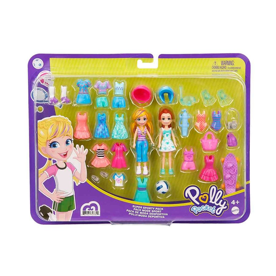 Polly Pocket Büyük Moda Seti Sportif Paket
