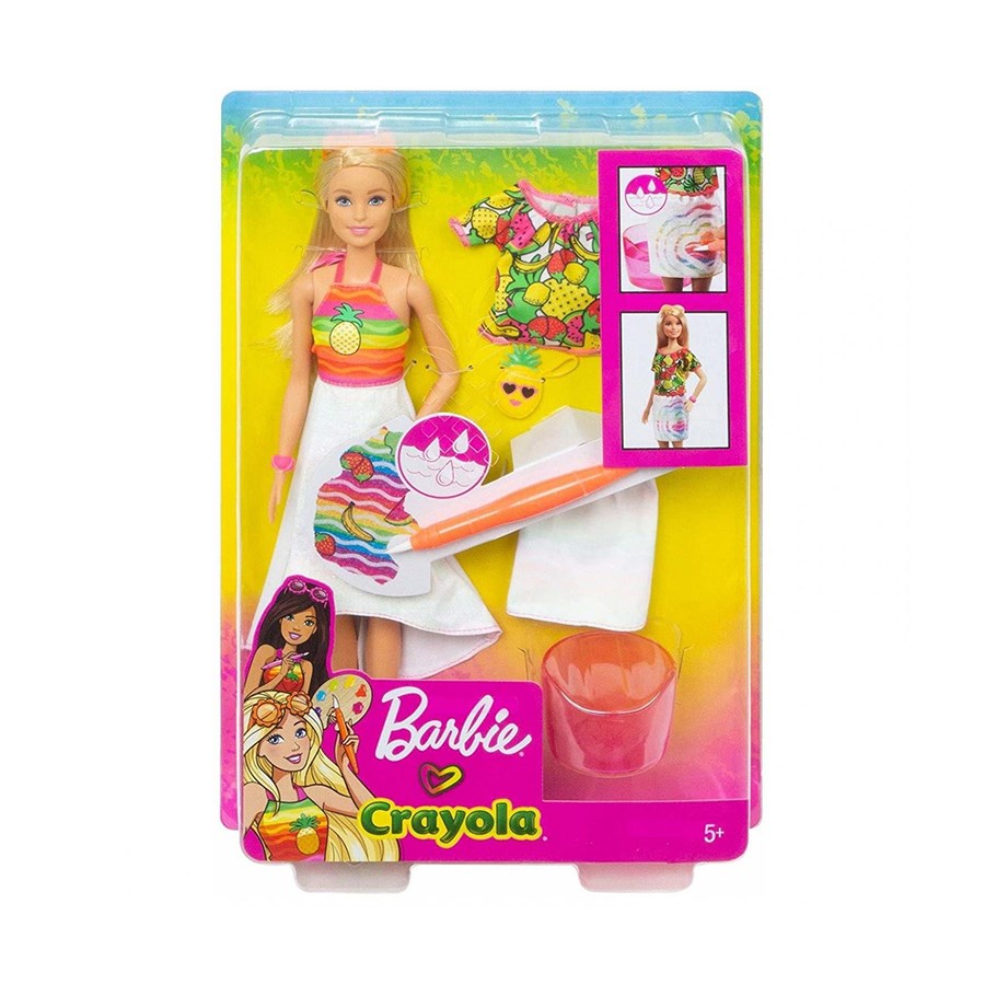 Barbie Ve Crayola Renkli Kıyafetler 