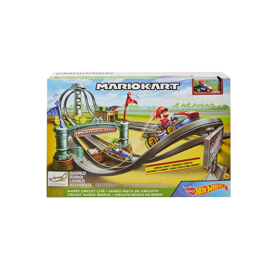Hot Wheels Mario Kart Çılgın Dönüş Parkuru Yarış Seti 