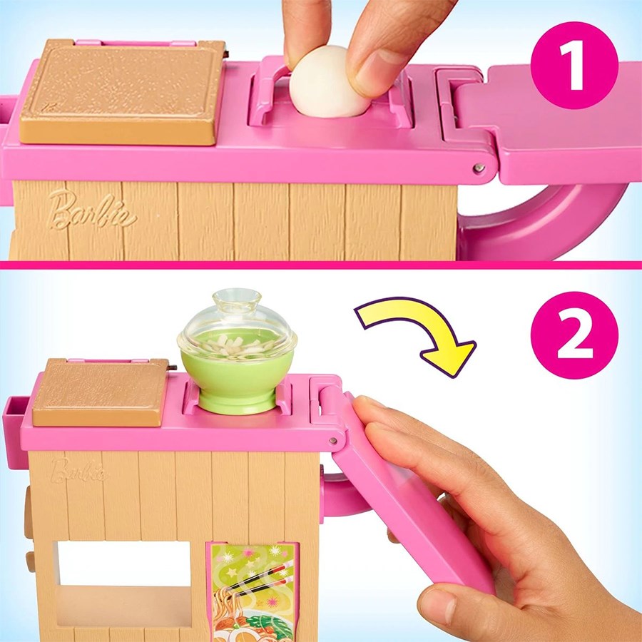 Barbie Noodle Yapıyor Oyun Seti 