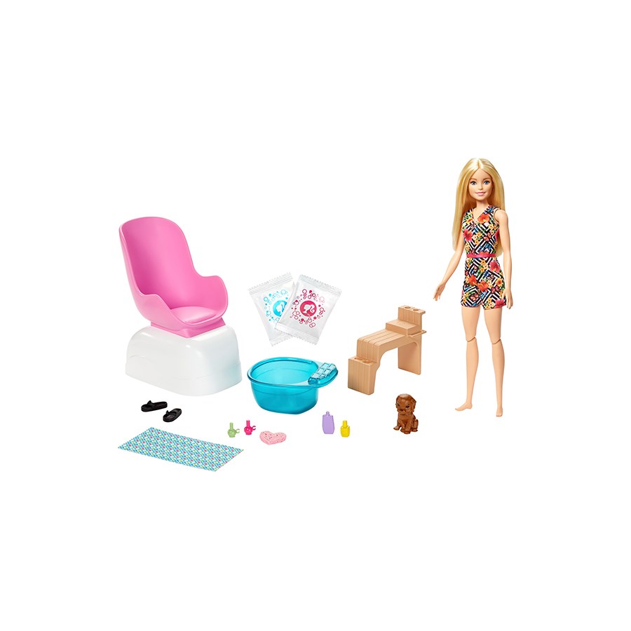 Barbie Sağlıklı Tırnak Bakımı Oyun Seti 