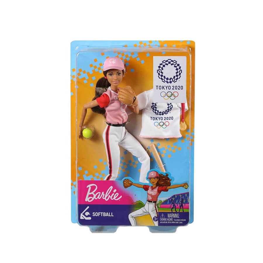 Barbie Olimpiyat Bebekleri Softbol