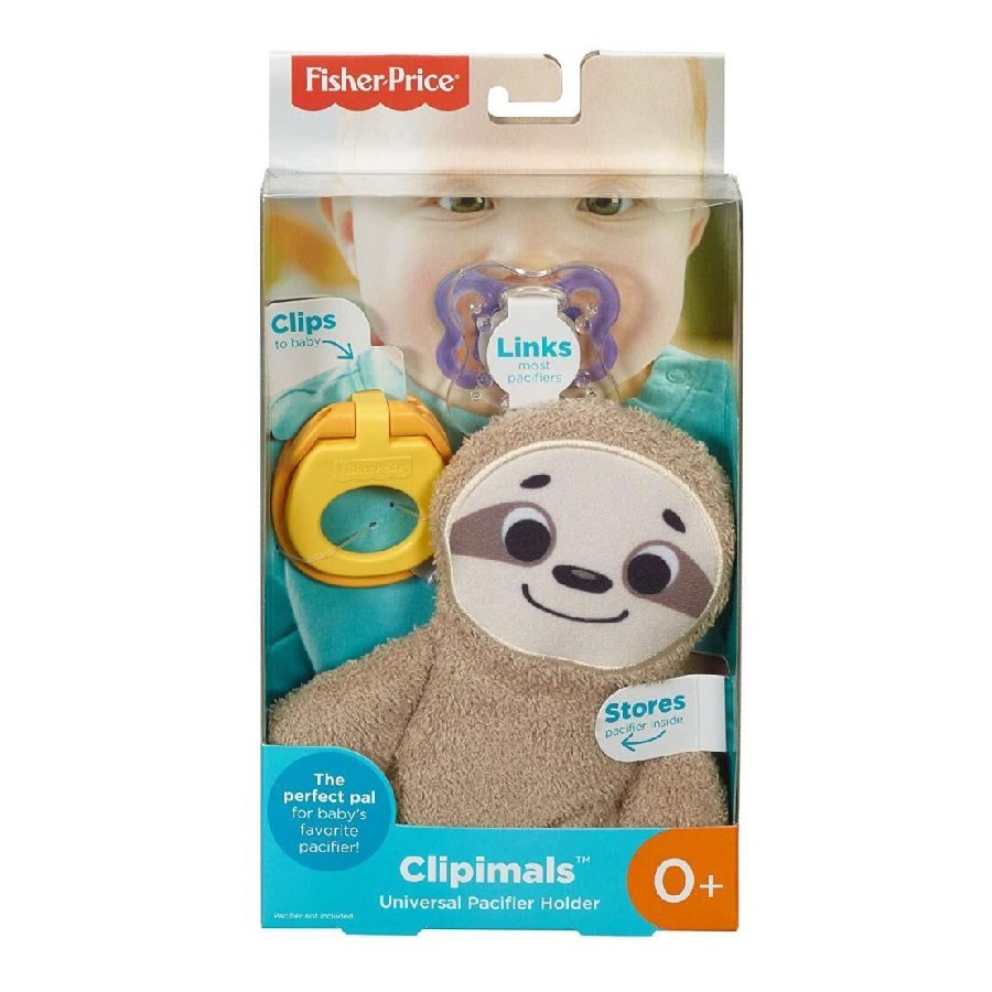 Fisher Price Clipimals Emzik Tutacağı Arkadaşlar Tembel Hayvan