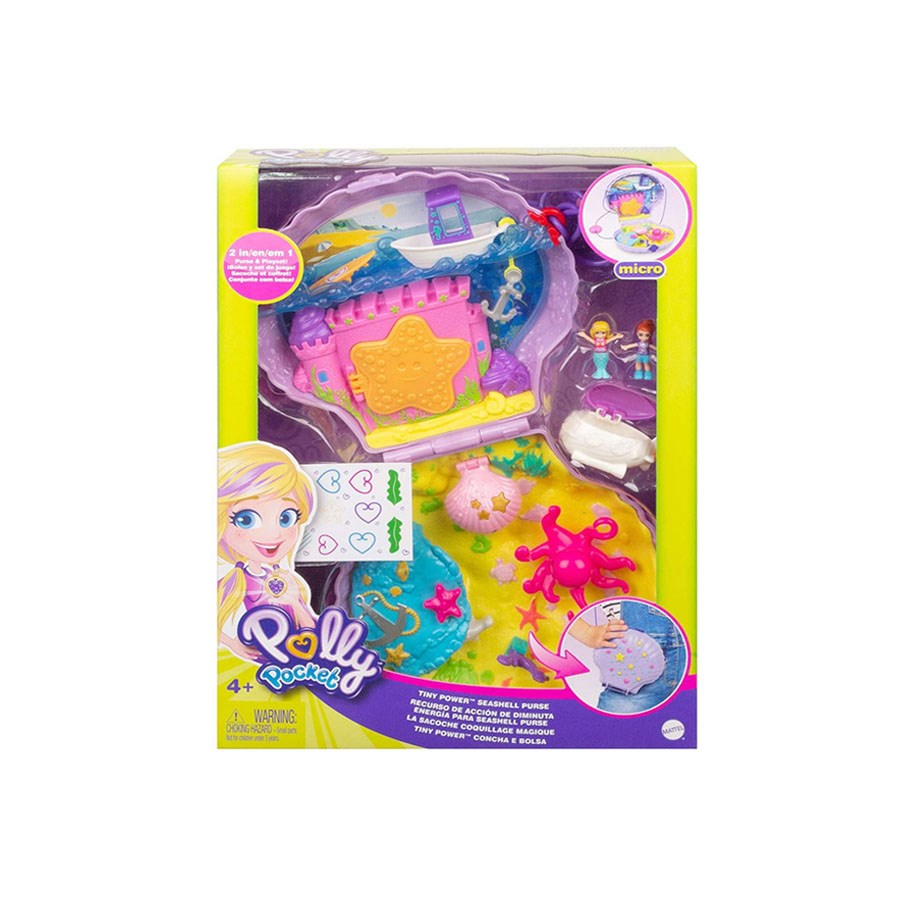 Polly Pocket Çanta Olabilen Micro Oyun Setleri Tiny Power