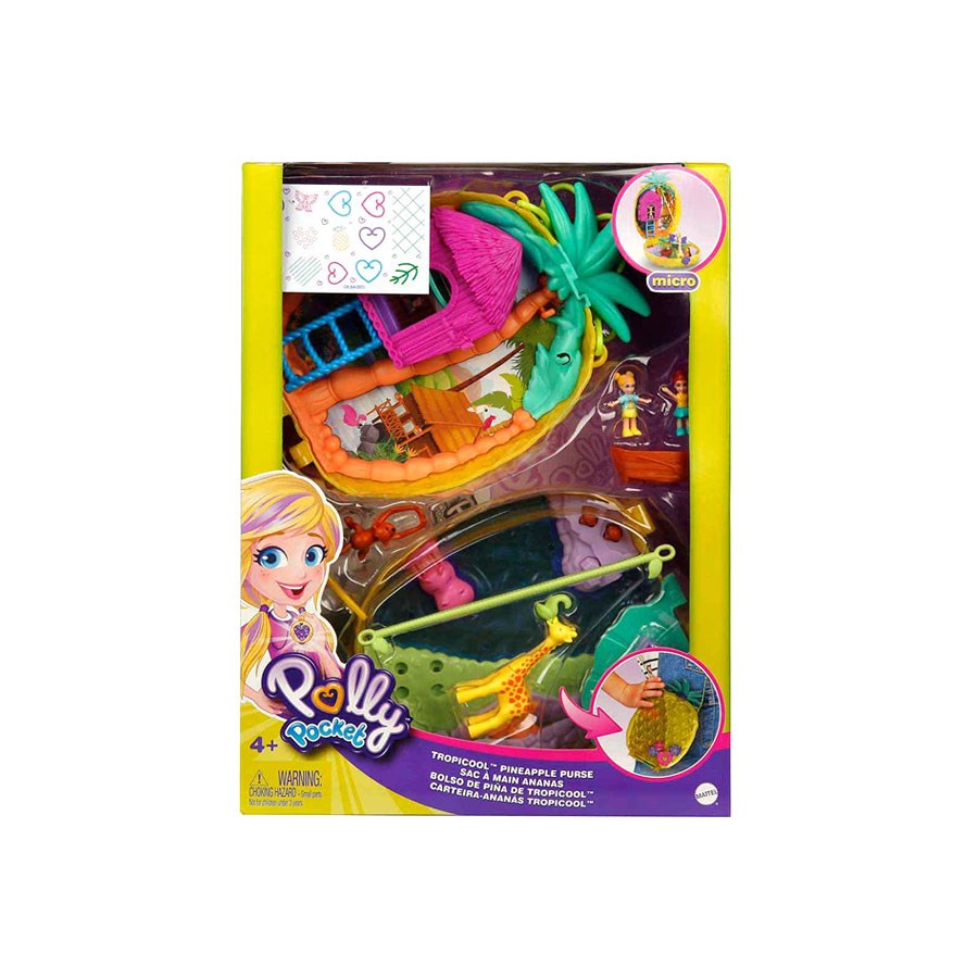 Polly Pocket Çanta Olabilen Micro Oyun Setleri Tropicool