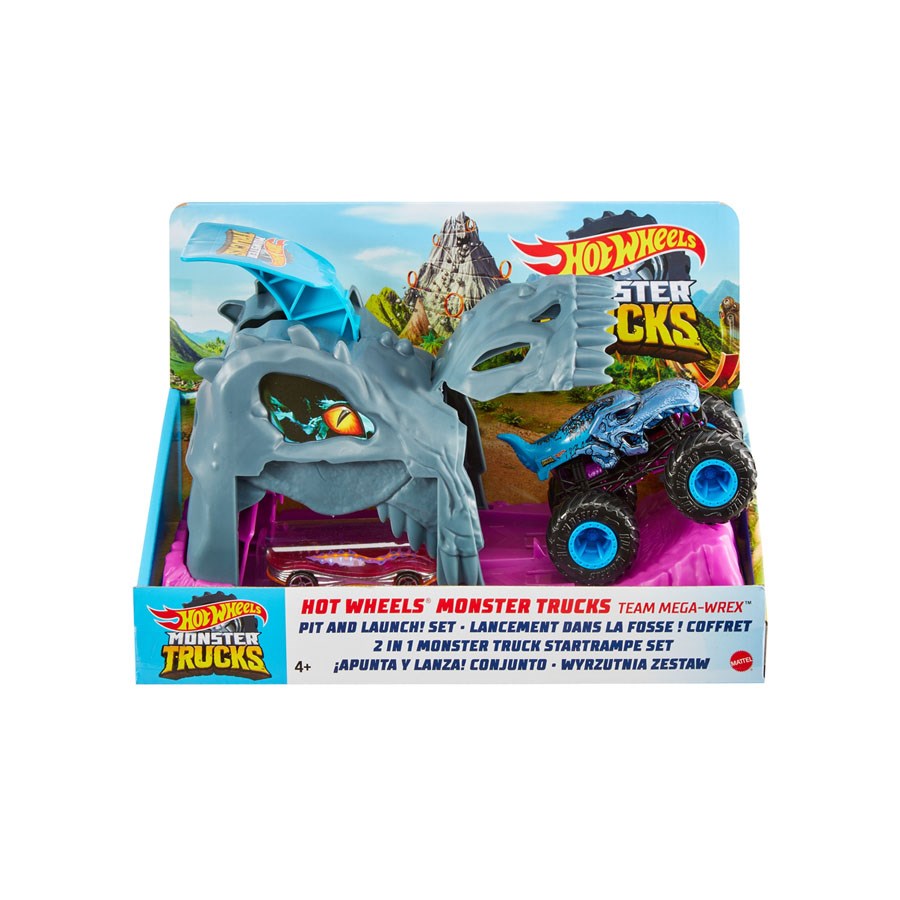 Hot Wheels Monster Trucks Fırlatıcılı Oyun Seti Gky00