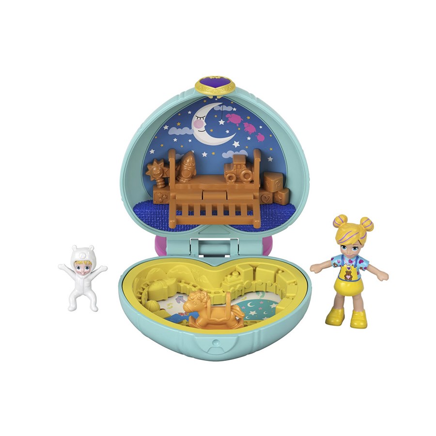 Polly Pocket Başlangıç Micro Oyun Setleri Su Yeşili Kalp