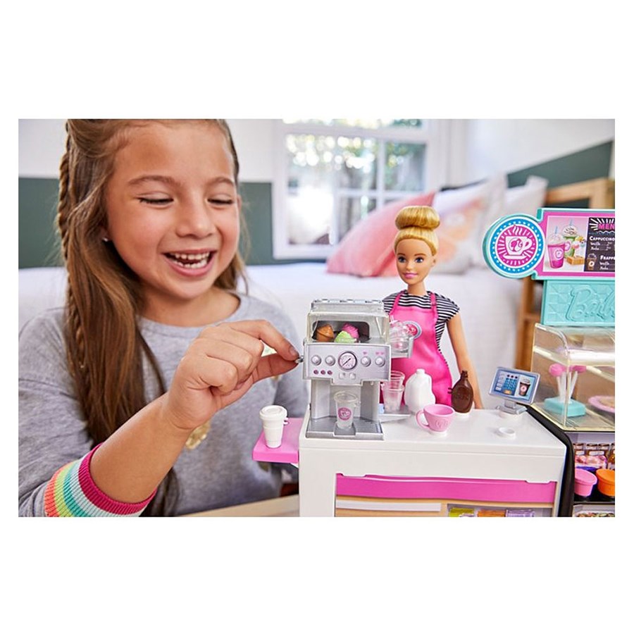 Barbie Kahve Dükkanı Oyun Seti 