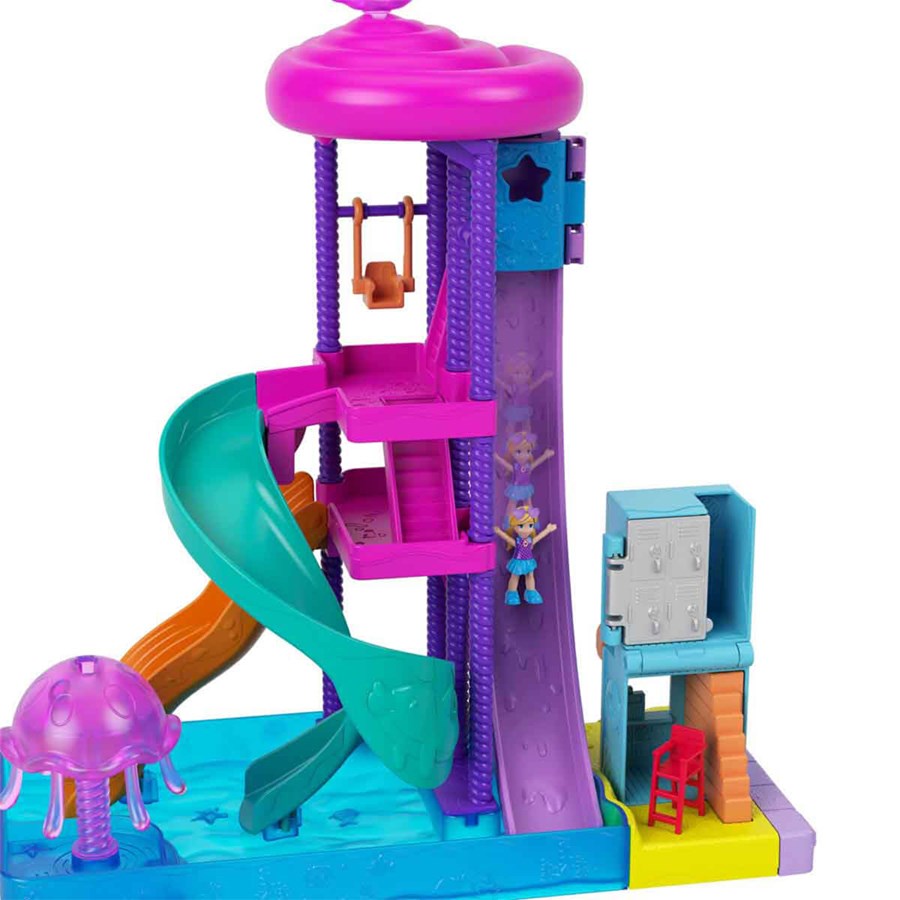 Polly Pocket Pollyville Kaydıraklı Su Parkı 