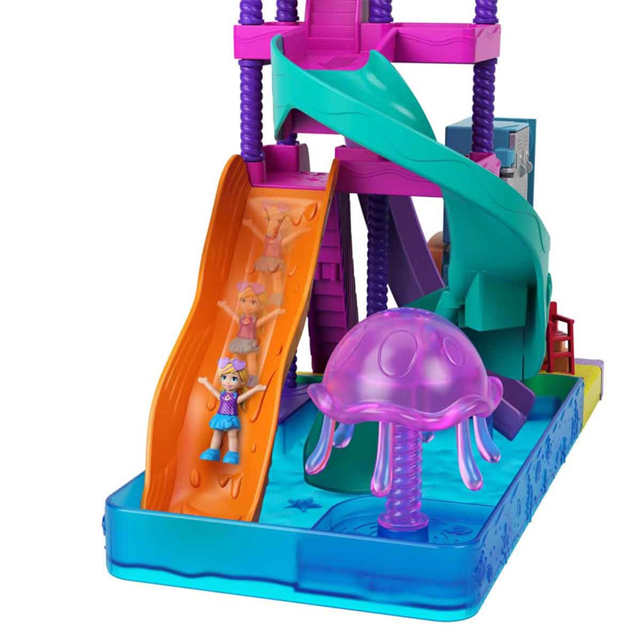 Polly Pocket Pollyville Kaydıraklı Su Parkı 