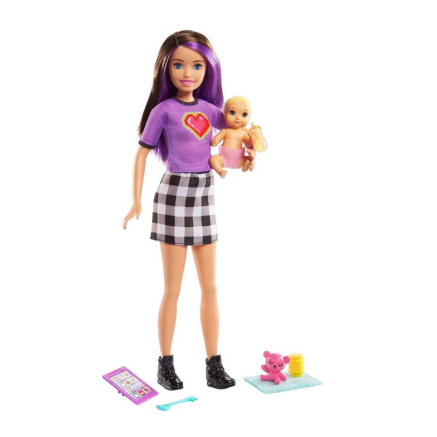 Barbie Bebek Bakıcısı Skipper Bebek Serisi Grp11