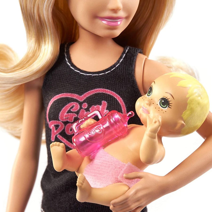 Barbie Bebek Bakıcısı Skipper Bebek Serisi Grp13