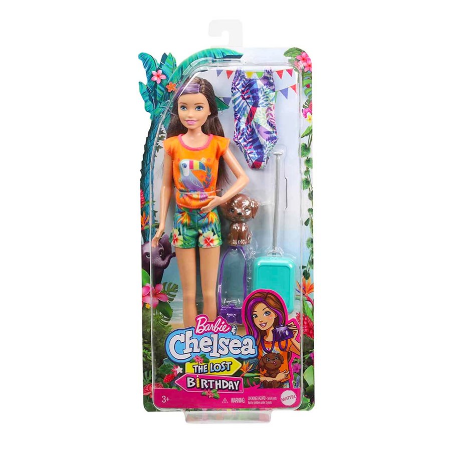 Barbie ve Chelsea Kayıp Doğum Günü Bebek ve Aksesuar Grt88