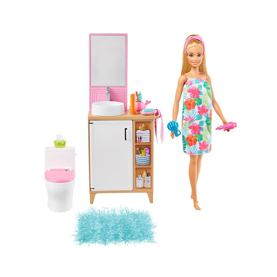 Barbie Bebek ve Oda Oyun Setleri Grg87