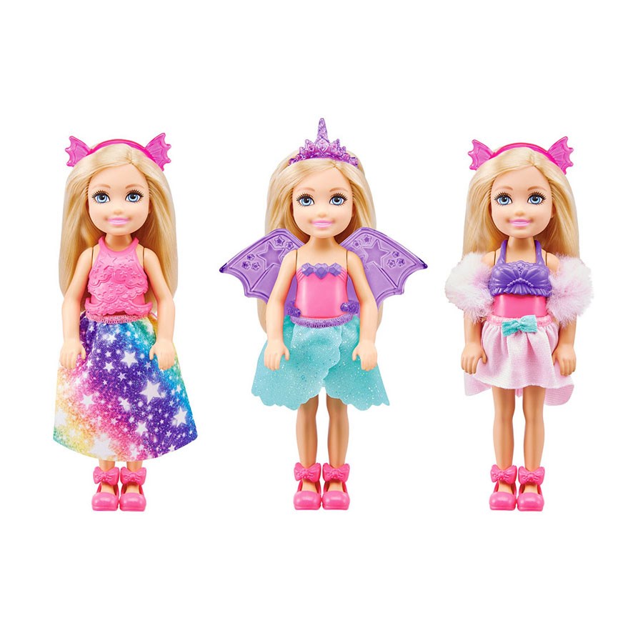 Barbie Dreamtopia Chelsea ve Kostümleri Oyun Seti 