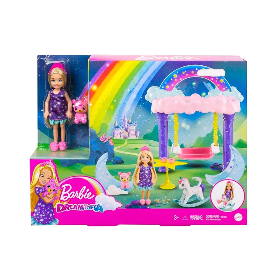 Barbie Dreamtopia Chelsea ve Eğlenceli Dünyası Oyun Seti Gtf50