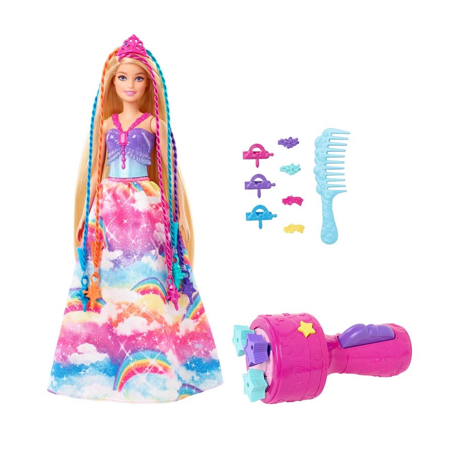 Barbie Dreamtopia Örgü Saçlı Prenses Bebeği 