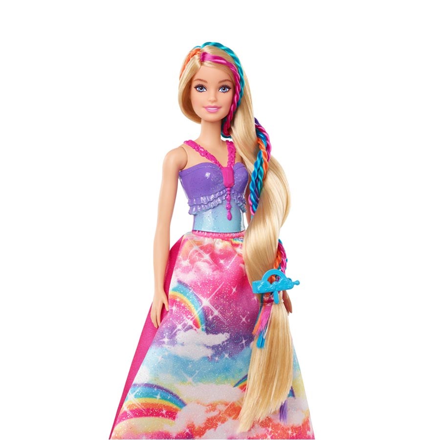 Barbie Dreamtopia Örgü Saçlı Prenses Bebeği 