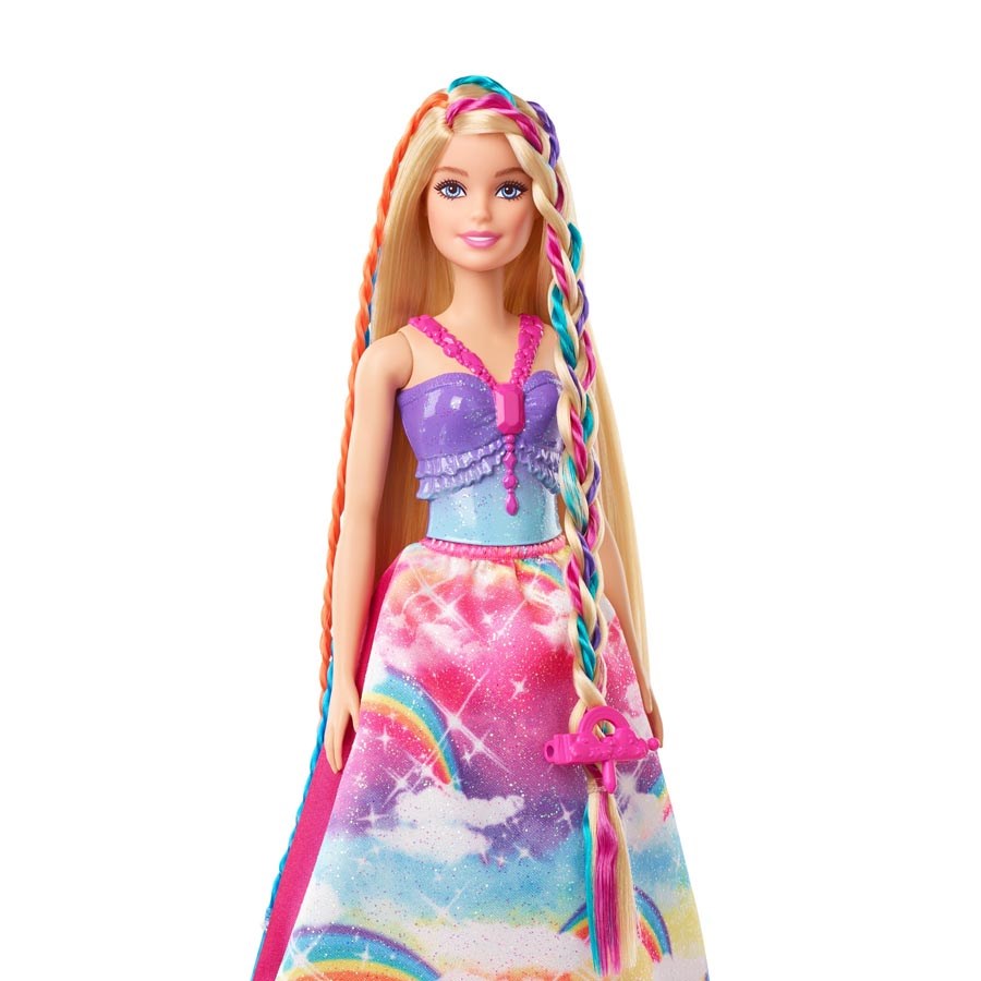 Barbie Dreamtopia Örgü Saçlı Prenses Bebeği 