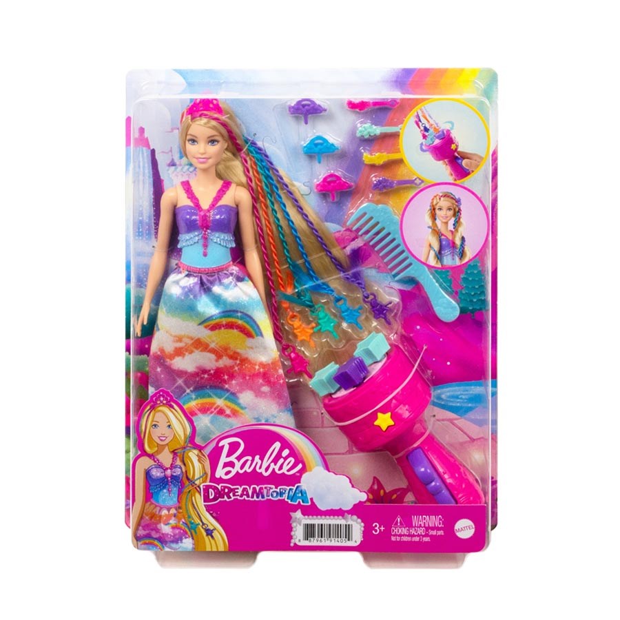 Barbie Dreamtopia Örgü Saçlı Prenses Bebeği 