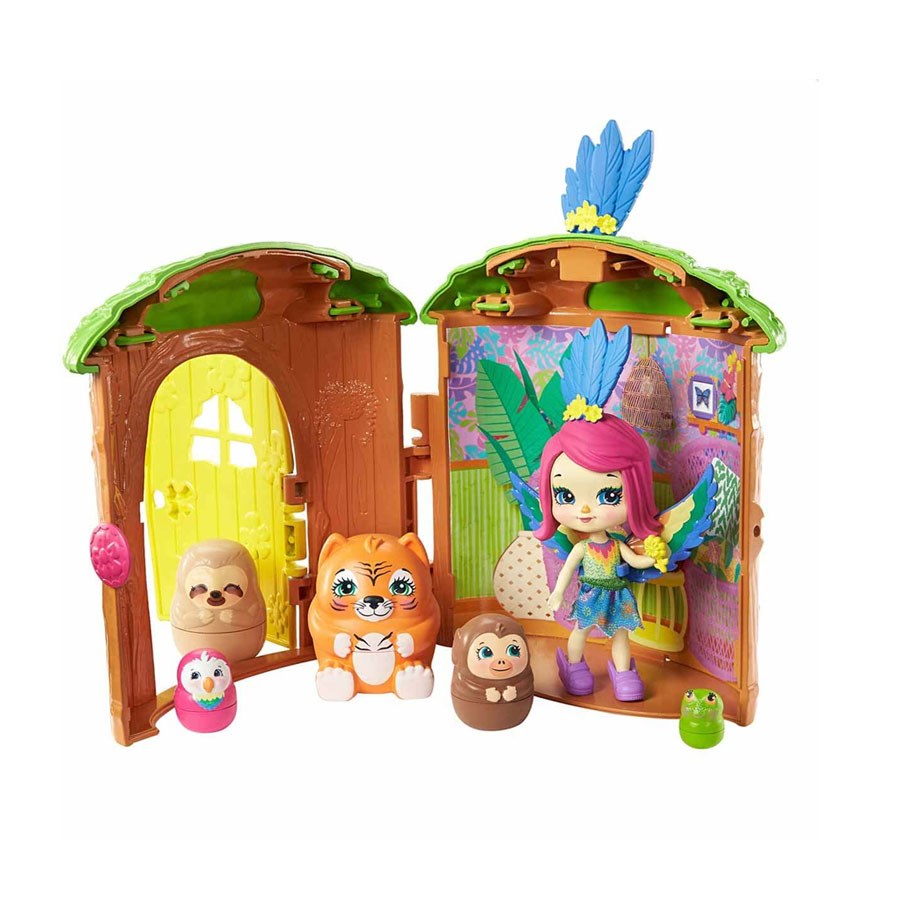 Enchantimals Secret Besties Papağan Peeki'Nin Ağaç Evi